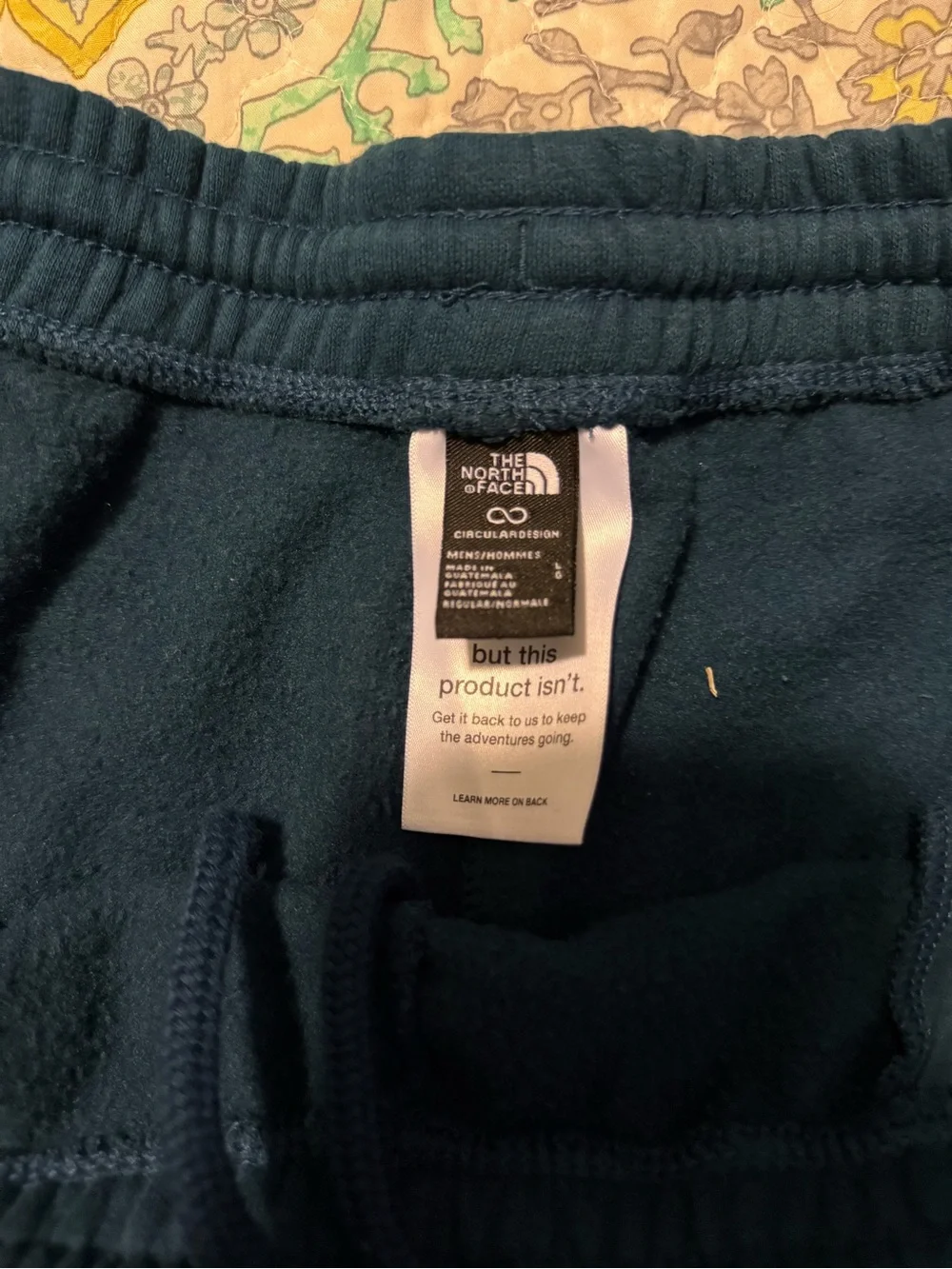 The North Face Mens Teal Blue Sweatpants